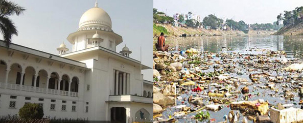 সুরমা নদীতে বর্জ্য ফেলা বন্ধে হাইকোর্টের রুল