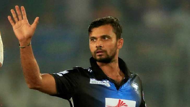 প্রথম ওভারেই থারাঙ্গাকে সাজঘরে ফেরান মাশরাফি