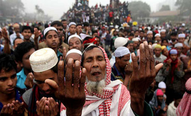বিশ্ব ইজতেমার আজ আখেরি মোনাজাত