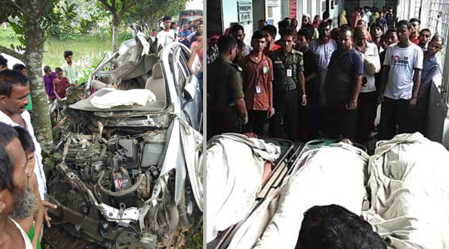 ময়মনসিংহে বাস-প্রাইভেটকার সংঘর্ষে নিহত ৪