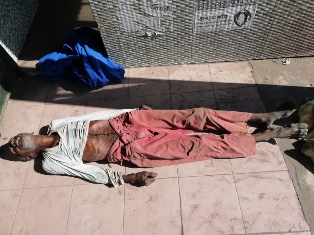 জালালাবাদ থানার কুমারগাঁও বাসস্ট্যান্ড এলাকায় অজ্ঞাত এক ব্যাক্তির লাশ