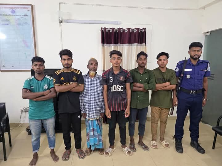 টেকনাফের পাহাড় থেকে উদ্ধার সিলেটের সেই ৬ শ্রমিক